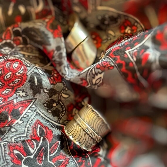 Adjustable Sterling Silver Wave Ring: Vintage Ind… - image 9