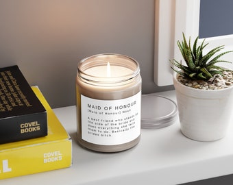 Maid of Honour Gift | Bridesmaid Candle