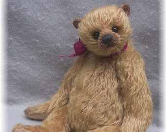 Patrón PDF de oso de peluche para oso de 12" con osito de peluche de Mohair de vientre robusto por Kim Endlich E Patrón de descarga inmediata Patrón de costura hecho a mano