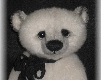 Oso de peluche PDF Patrón de costura Descarga instantánea Patrón de costura Centro Costura Mohair Oso polar Oso de peluche de peluche por Kim Endlich