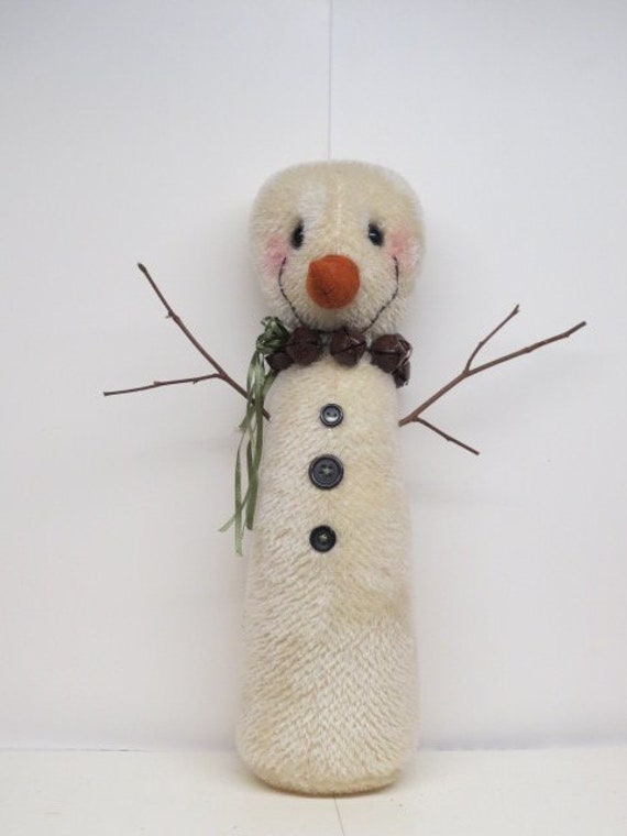 teddy bear snowman