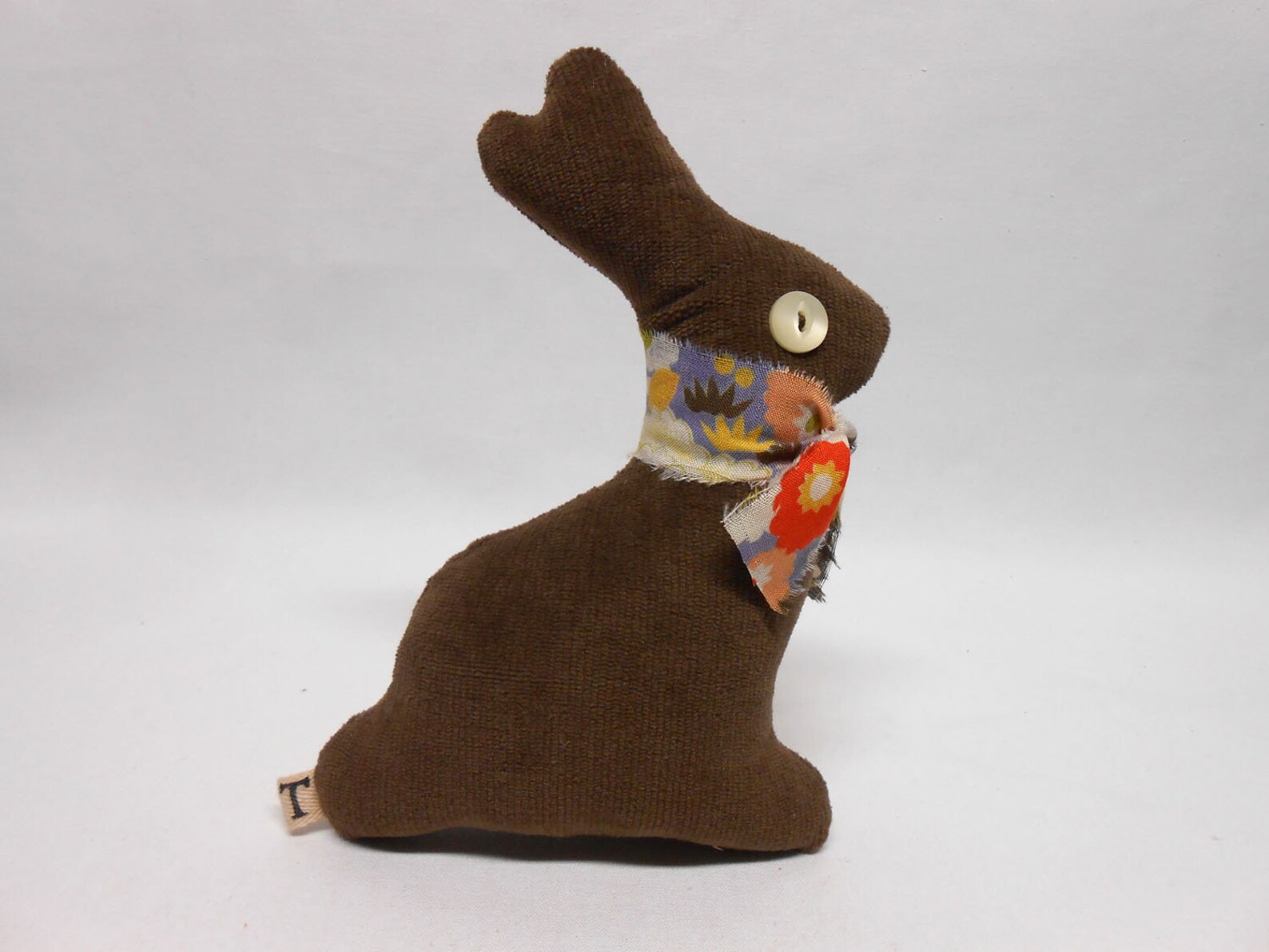 chocolate bunny plush