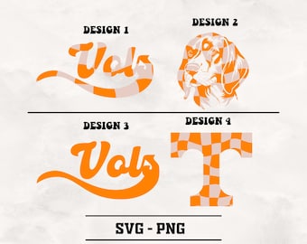 Vintage Vols SVG-PNG: Tennessee Game Day Design (Digital Download)