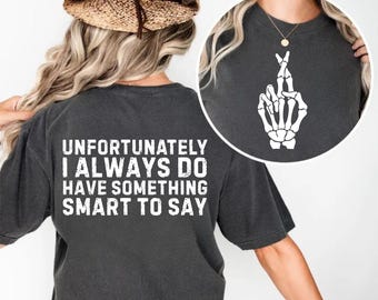 Sarcastic Adult Humor PNG SVG, Smart To Say Design (Digital Download)