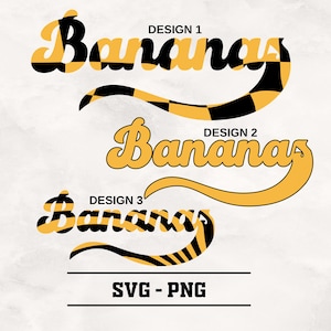 Bananas Coquette Bow Lovers Baseball PNG&SVG , Digital Download, Printable Shirt Apparel, Funny Bananas lovers Baseball SVG Sublimation Png