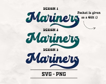 Mariners Design: Sport SVG PNG (Digital Download)