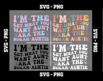Sugar Auntie SVG-PNG: Ottieni ciò che desideri Design zia