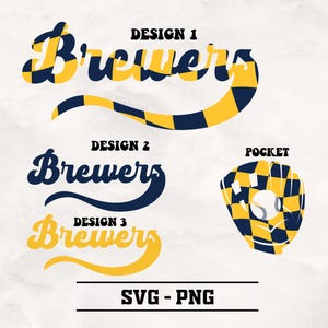 Brewers SVG-PNG | Brewers Sublimation Design, Brewers Digital Download for Fans, Brewers T-Shirt Art, Brewers Fans, Sport Shirt Design