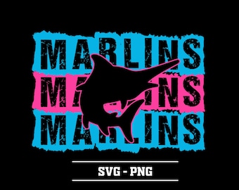 Marlins Mascot PNG & SVG: Baseball Fan Digital Files