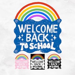 Welcome Back To School PNG & SVG, School T-shirt, School Tee, Back To School Shirt, Back To School Gift, Gift For Teacher, Gift For Student