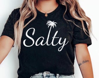 Salty Summer SVG & PNG: Beach Vibes Graphic (Digital Download
