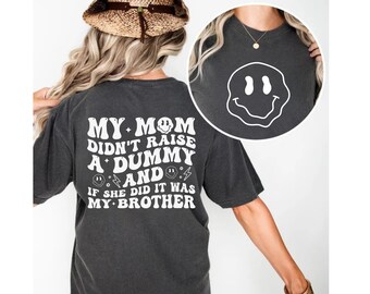 Divertente mamma e fratello SVG PNG: design umoristico per adulti (download digitale)
