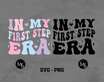 Nella mia prima era SVG PNG: maglietta alla moda per mamme (download digitale)