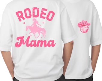 Rodeo Mama Comfort Colors Shirt: Western Cowgirl Graphic (Digital Download)