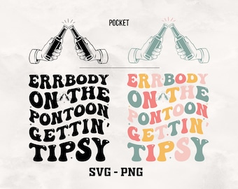 "Tutti sul pontone si ubriacano" in formato PNG (SVG), citazione divertente in formato SVG, estate in formato SVG, lago in formato PNG, vita in camper in formato SVG, disegno a sublimazione, estate in formato SVG, birra in formato PNG