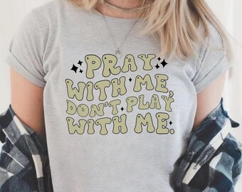 Pray With Me PNG & SVG: Faith Sublimation Design (Digital Download