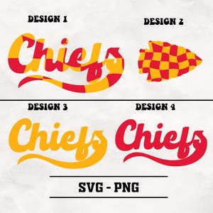 Chiefs Football SVG Png, Football Svg, Football Png, Sports Svg, Football Shirt, Sublimation Designs, Football Shirt Svg, Digital Download