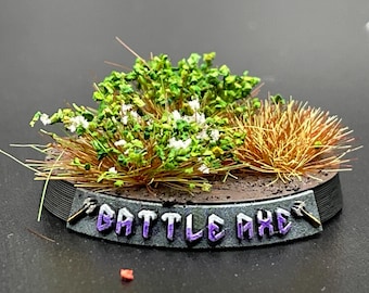Battle Axe Design Custom Wargaming Miniatures Base Nameplate (BaseTags)
