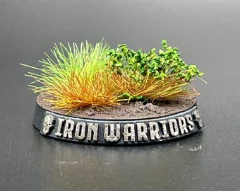 Iron Brothers / Warriors Design Custom Wargaming Miniatures Base Nameplate (BaseTags)