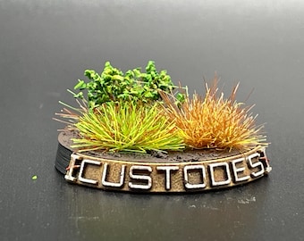 Custodes Design Custom Wargaming Miniatures Base Nameplate (BaseTags))