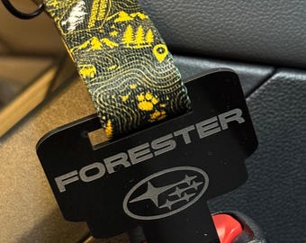Forester keychain | Wilderness Interior Accessory | Forester Outback Crosstrek Off-Road Car Clip | Subie Gift