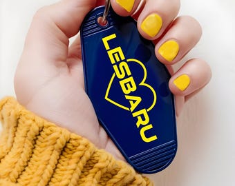 Subie Keychain for WRX STI brz Forester – JDM Car Accessory | Turbo Boxer Engine Lover Gift | Custom Vinyl | Lesbaru Motel Keychain