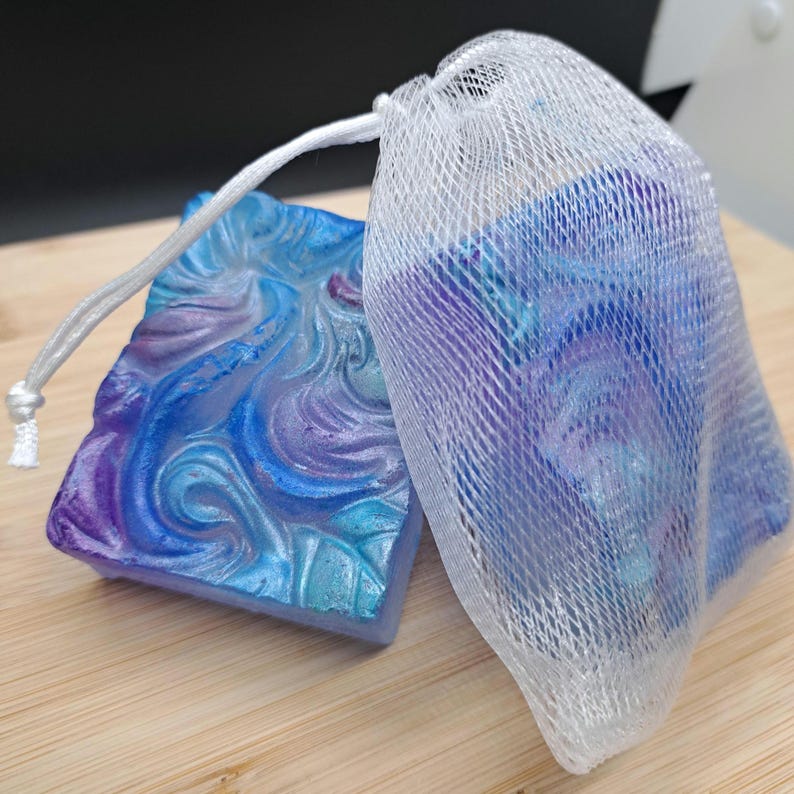 Handcrafted Blue Raspberry Soap Bar: Sweet Fruity Scent - Etsy