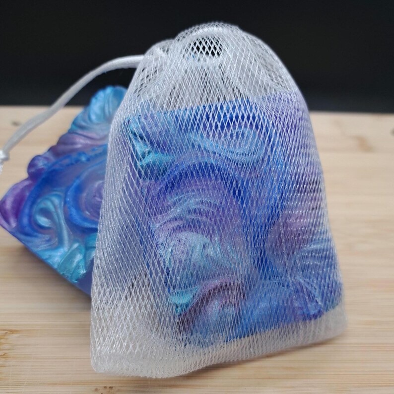 Handcrafted Blue Raspberry Soap Bar: Sweet Fruity Scent - Etsy
