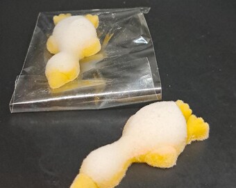 Handmade Duck Squishy: Flocked Fidget for Stress Relief