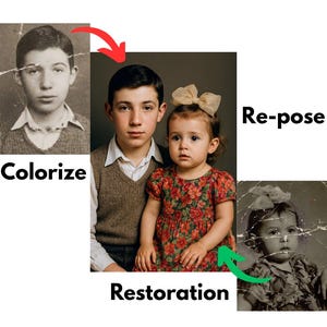 Memory to Reality, Custom style, photo restoration, photo colorize