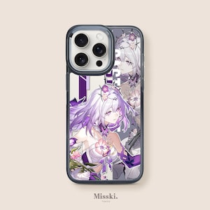Honkai Stern Schiene Castorice MagSafe Handytasche Für iPhone 16 15 Pro Max 14 13 Samsung Galaxy S25 Ultra S24 FE S23 A56 A55 A54 A36 A16
