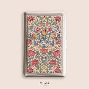 etsy vintage cigarette case Rose Cigarette Case