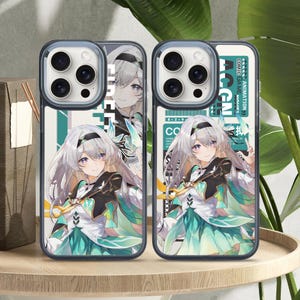 Étui pour téléphone Honkai Star Rail Firefly pour iPhone 16 15 Pro Max 14 13 12 Samsung Galaxy S25 Ultra S24 Plus S23