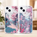Japanese Landscape Cherry Blossoms Tokyo City Street Phone Case For Apple iPhone 16, Samsung Galaxy A&S, Google Pixel 9