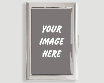 Customized Pattern Credit Card Holder Wallet Business Card Case Mini Card Case Vintage Gift