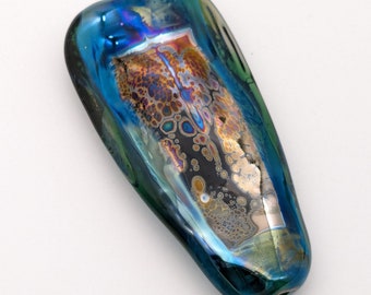 Venice lagoon- glass bead