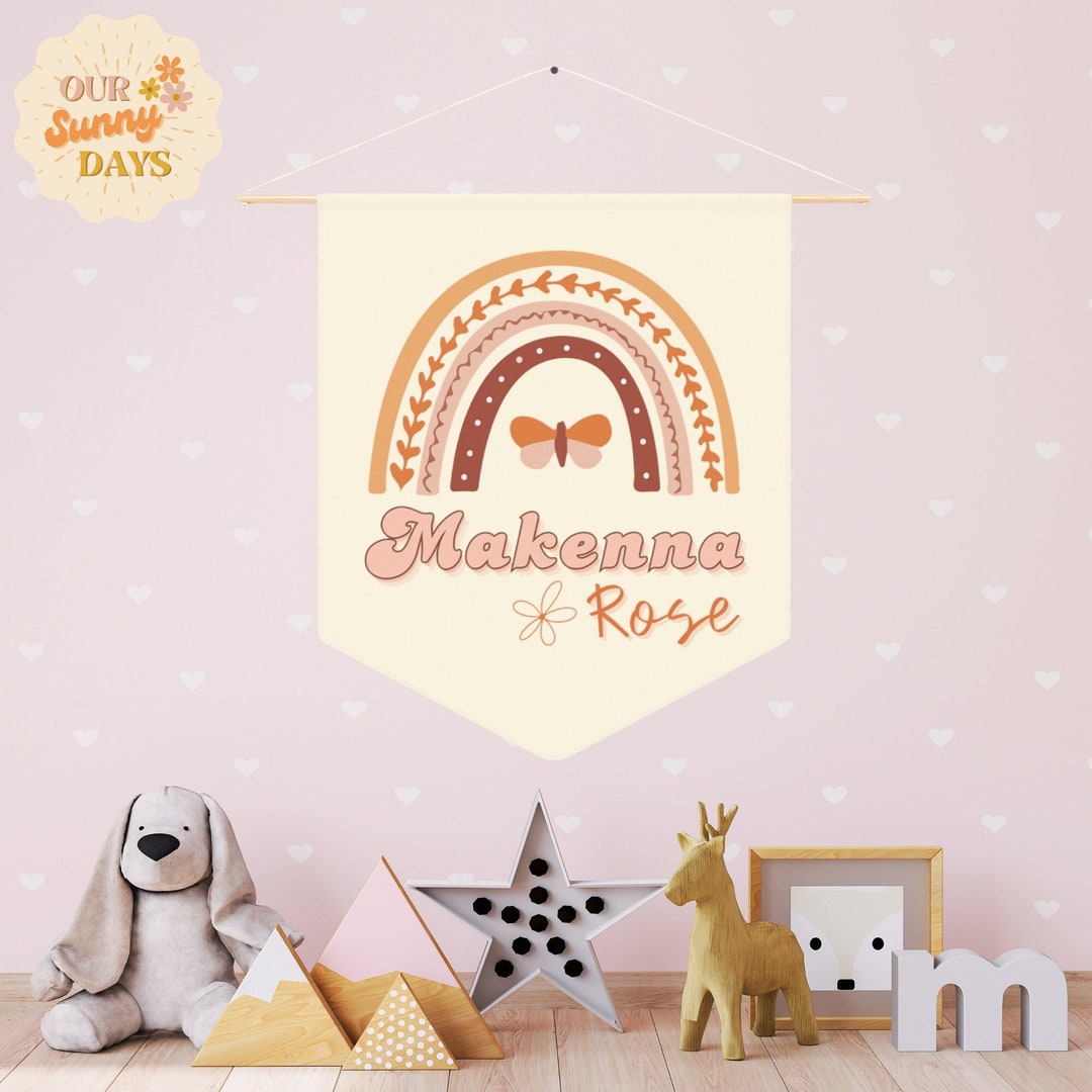 Personalized Kids Door Name Sign Custom Name Sign Kids Bedroom Door ...