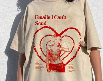 Sabrina Shirt, Carpenter Emails I can't send Retro Tee, Sabrina 90s Graphic Shirt, Carpenter Tour 2024 T-shirt