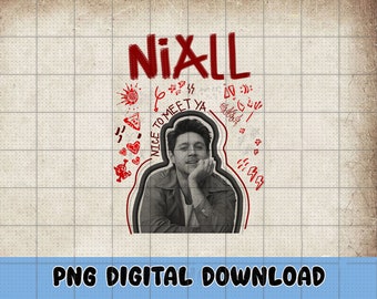 Niall Horan Nice To Meet Ya PNG, Niall The Show Live On Tour 2024 Png, Team Niall The Voice Png File Instant Download