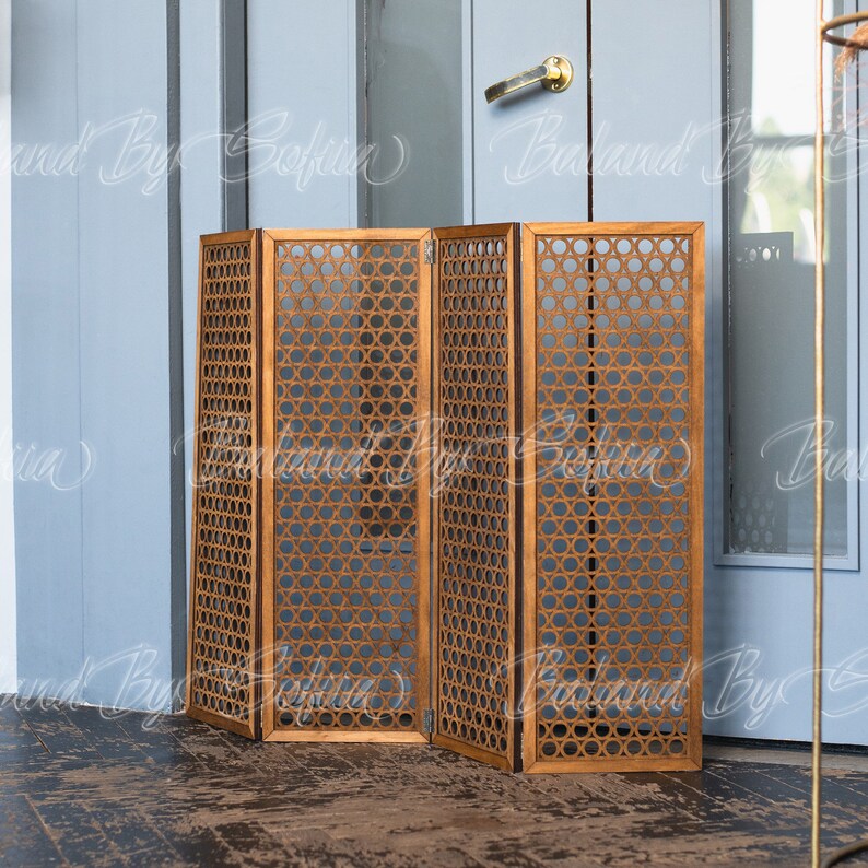 Picture of Deco Wooden Dog Gate, Freestanding Gate, Dog Fence Indoor, Dog Gate ...