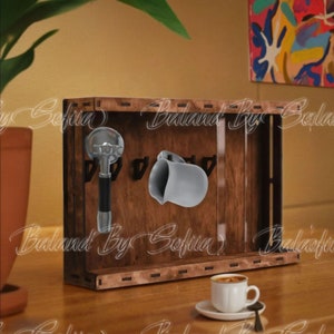Barista rack, Portafilter holder, Portafilter stand, Coffee station organizer, Barista holder, Tamper station, Espresso accessories