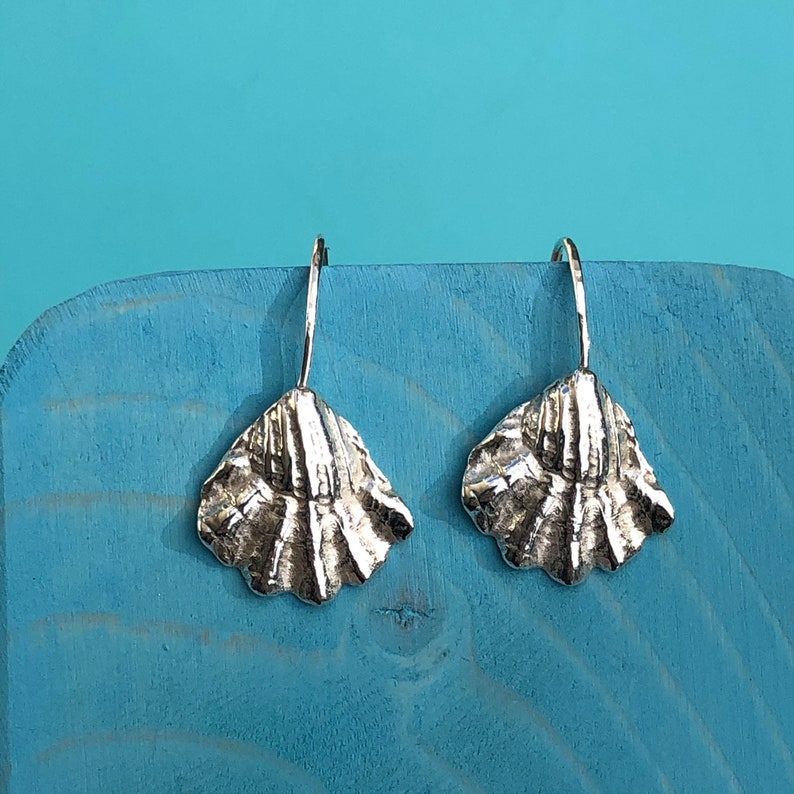 Kitten Paw Shell Charm Earrings Silver - Etsy