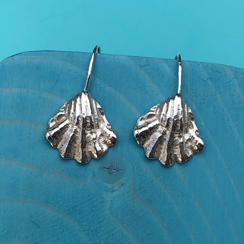 Kitten Paw Shell Charm Earrings Silver - Etsy