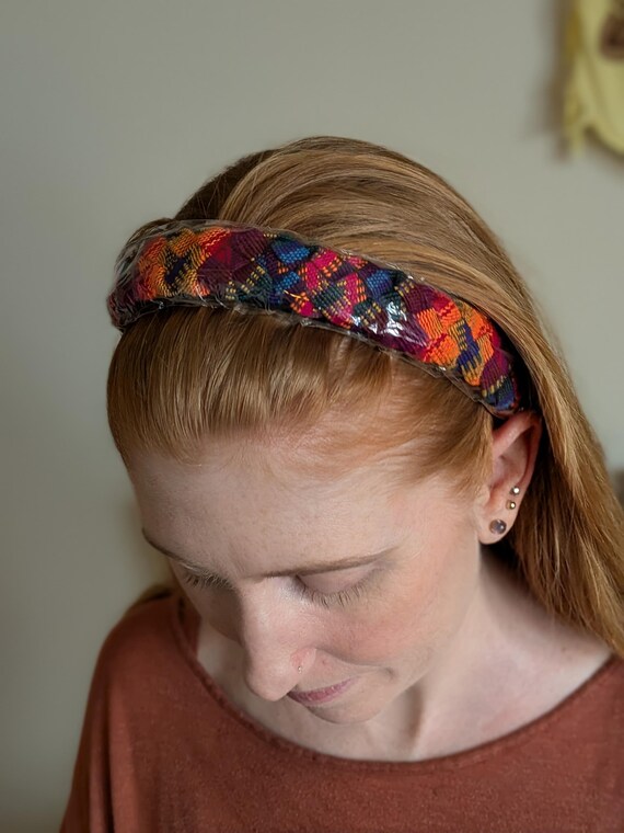 Rainbow Woven Headband - Etsy Canada display picture 1