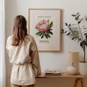 King Protea Flower Print: Pretoria South Africa Floral Art Bild 6