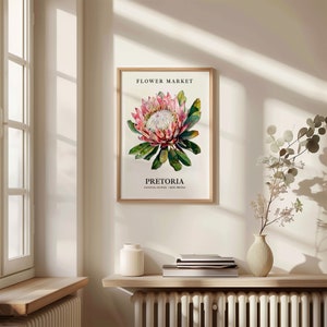 King Protea Flower Print: Pretoria South Africa Floral Art Bild 2