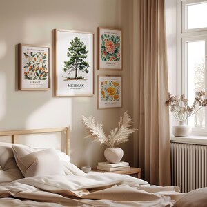Eastern White Pine Tree Art Print: Michigan State Tree Symbol immagine 5