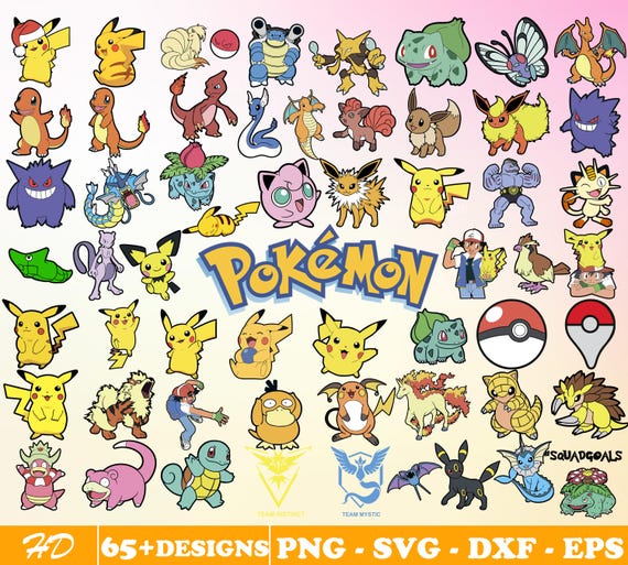 65+ Poke Svg Bundle Layered Item, Png Eps Dxf Clipart, Cricut Vector Cut File