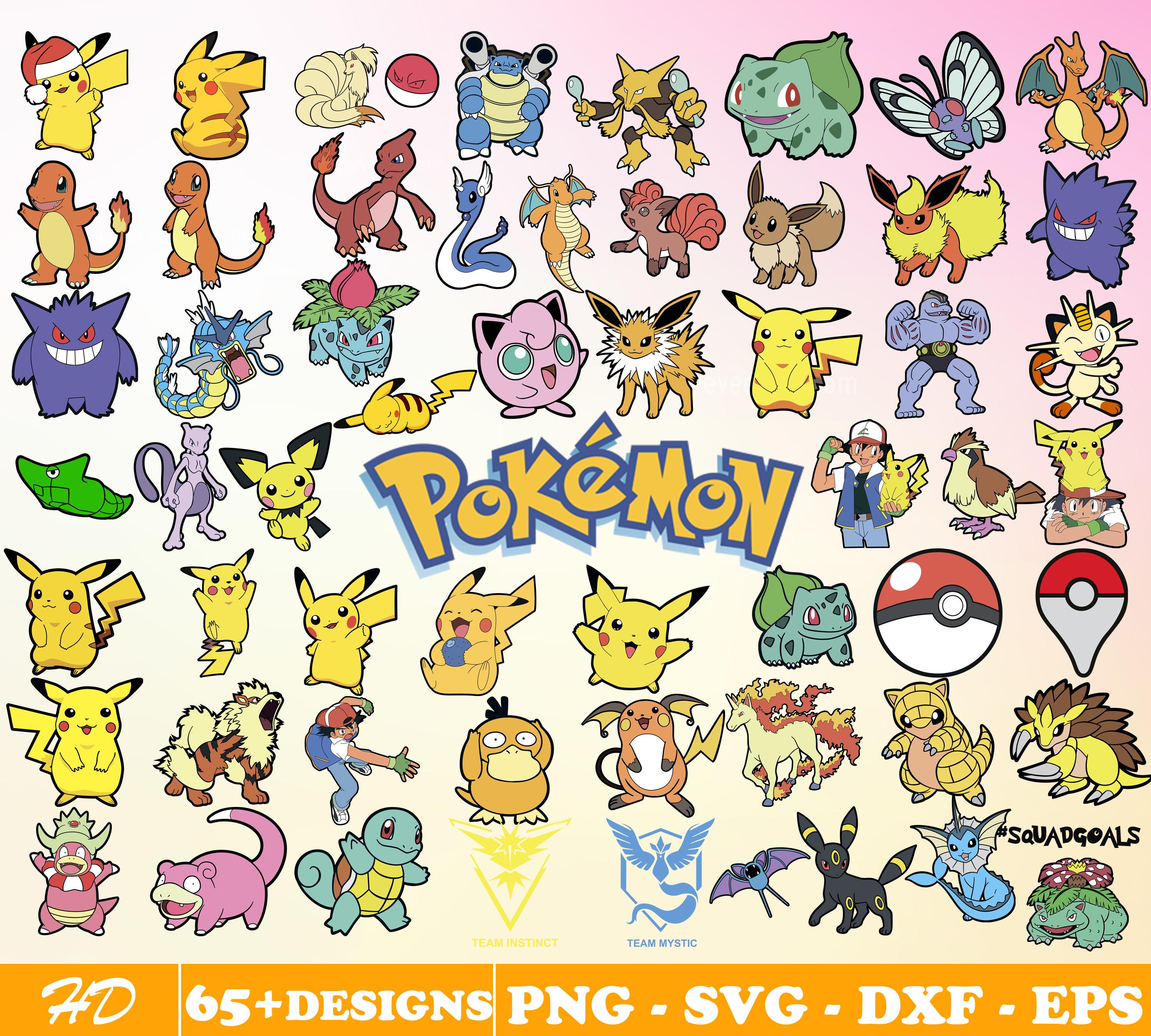 65+ Poke Svg Bundle Layered Item, Png Eps Dxf Clipart, Cricut Vector Cut File