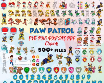 Paquete SVG Paw Ty, clipart en capas, archivo de corte Cricut (digital)